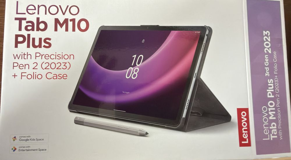 Tablet lenovo m10 plus com capa e caneta