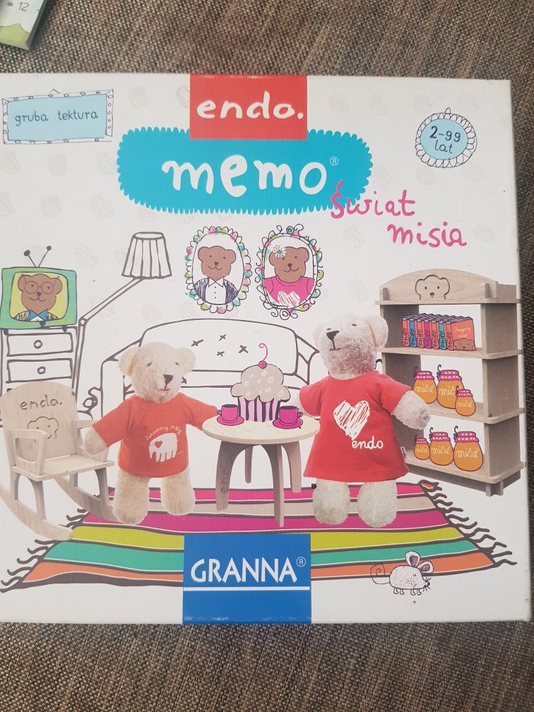 Gra dla dzieci memo Granna świat misia