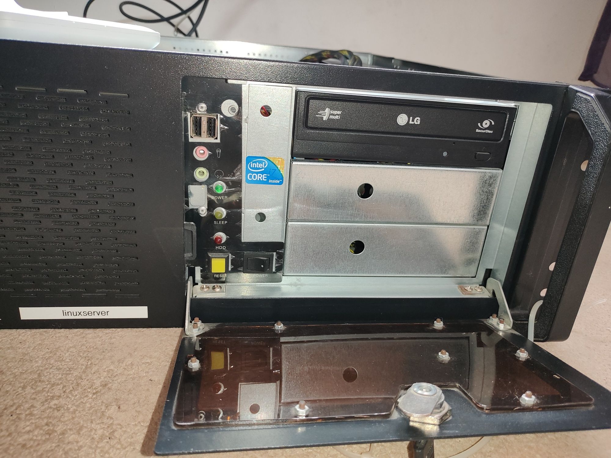 Сервер Intel i7 860, Asus P7p55d kingstone 16 ГБ,WD 500 ГБ, 420Вт, бе