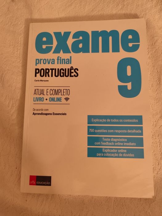 Livro de exames preparação prova final de português 9ª no