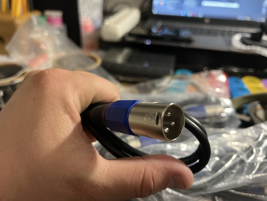 xlr кабель 1м. новий