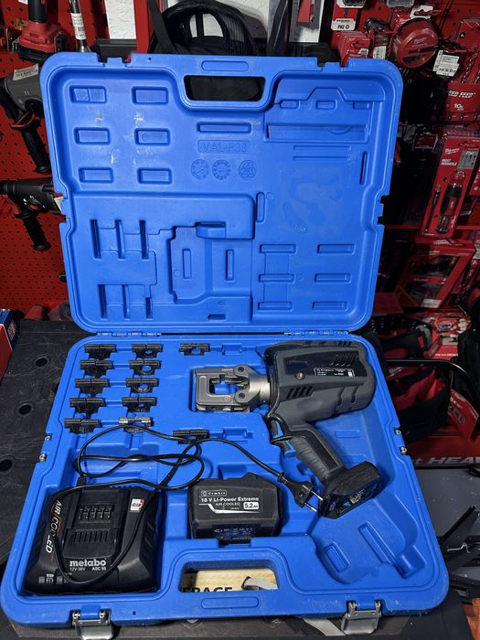 Акумуляторний гідравлічний прес Klauke Cembre B500 + матриці Knipex