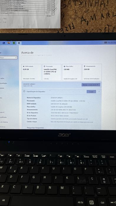Portatil Acer Aspire 3