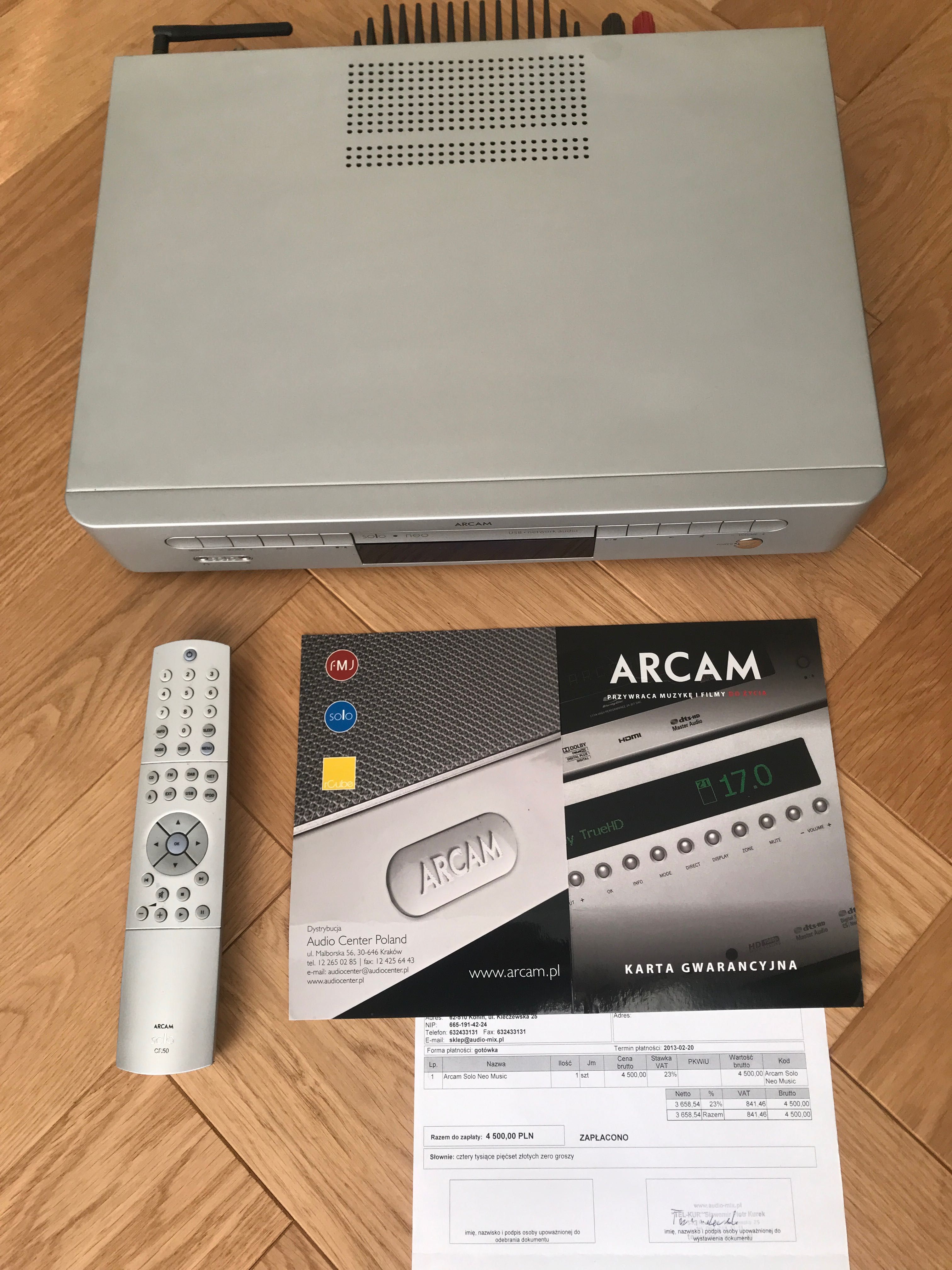 Arcam Solo Neo Music wzmacniacz zintegrowany system stereo  odtwarzacz