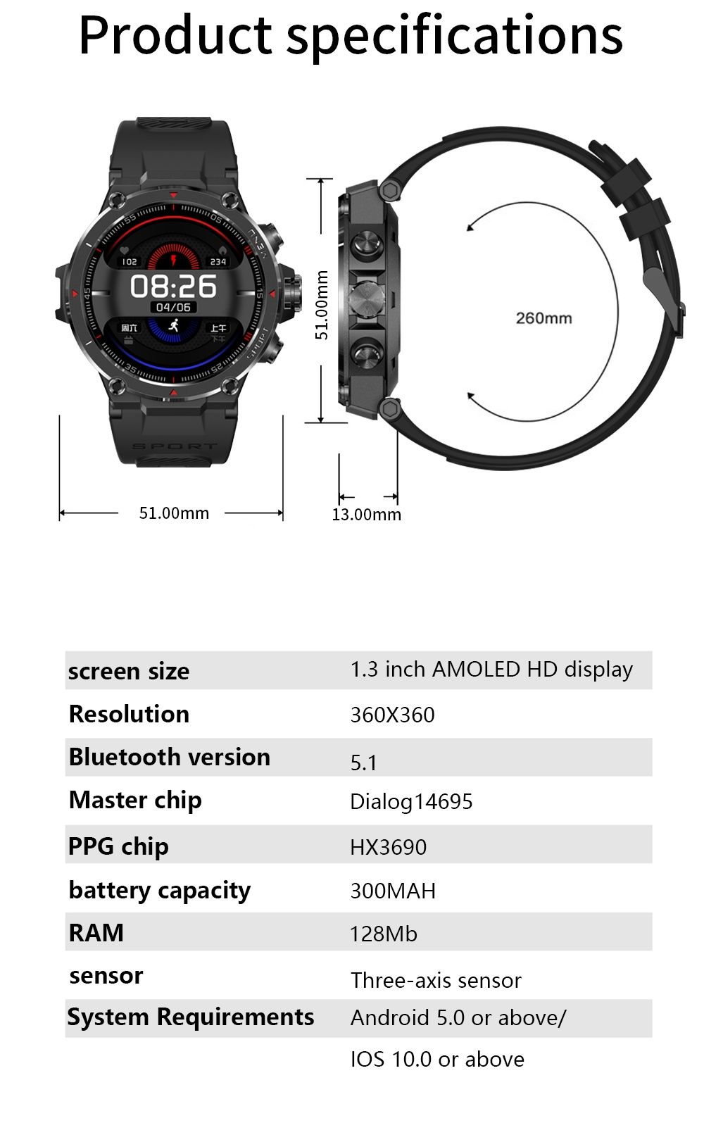 Relógio Amazfit Stratos