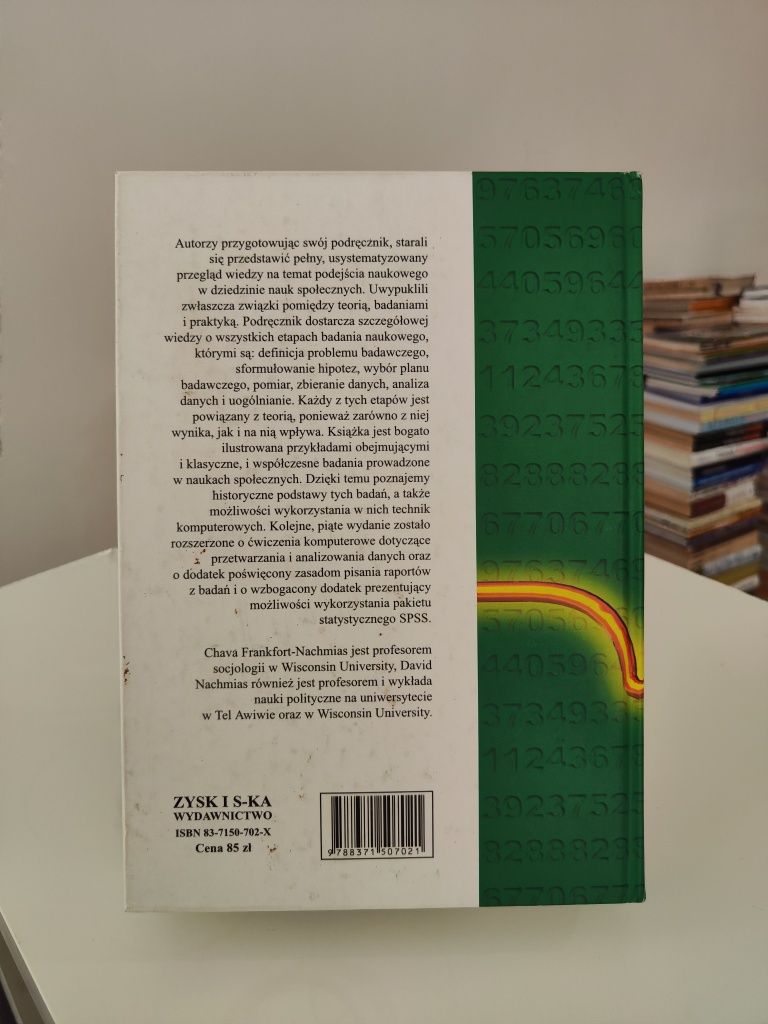 Metody badawcze w naukach społecznych - Chava Frankfort-Nachmias David