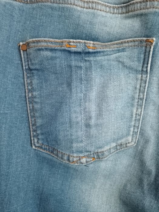 Джинси скинни великі голубі потерті Dorothy Perkins р.52-54-56