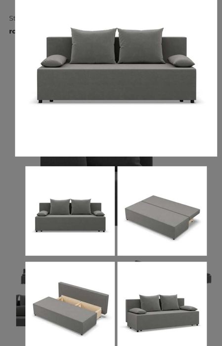 Sofa 3 osobowa rozkladana z funkcją spania