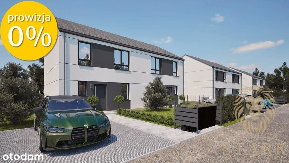 Nowy energooszczędny dom 101 m² w Grzędzicach – 0%