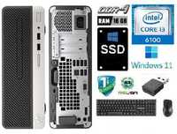 Pç Office HP-400G4 6ªG|i3.6100-3.7Ghz|16G-DDr4|SSD256G|TPM2.0|W11