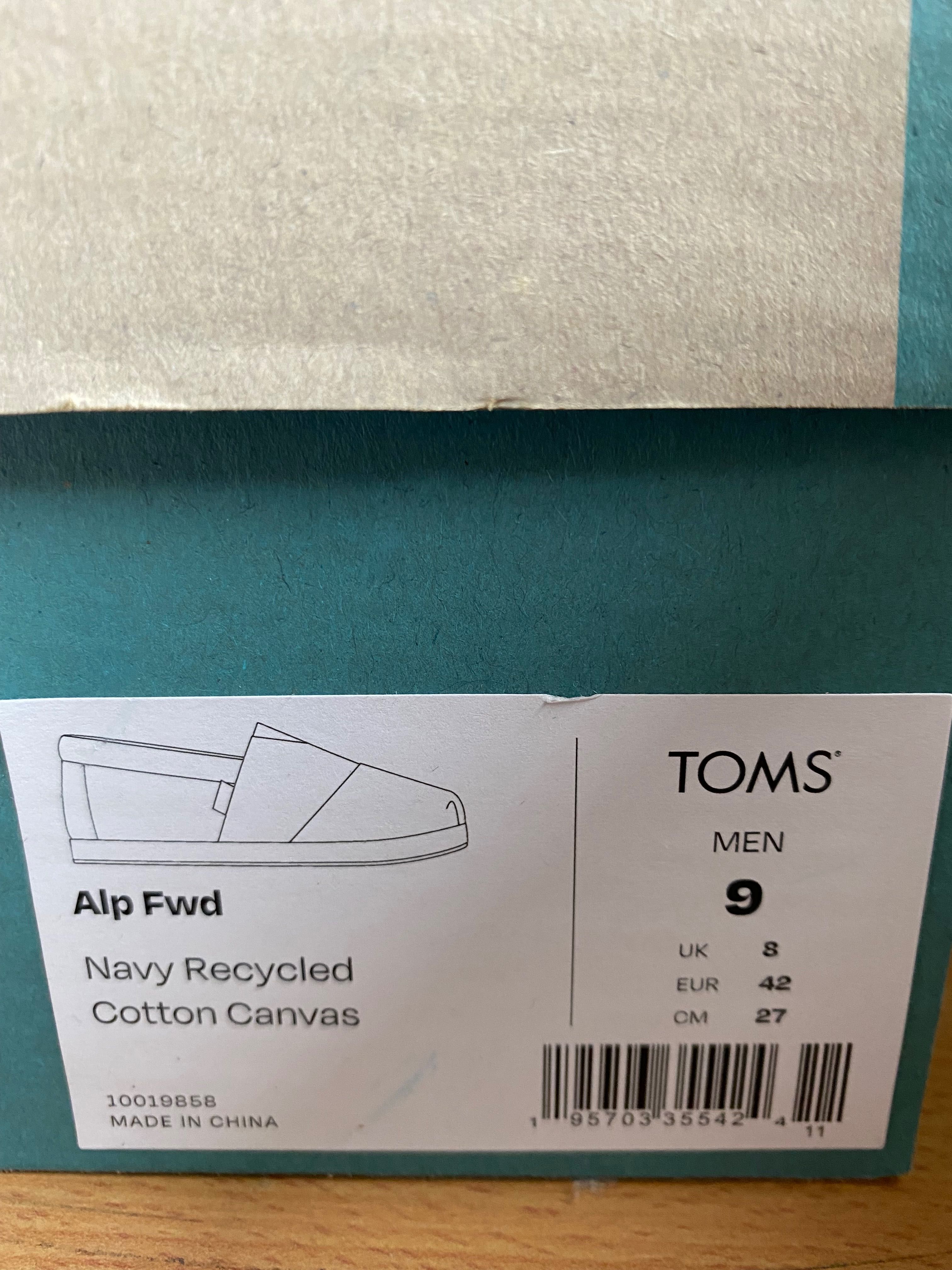 Мокасины слипоны Toms original