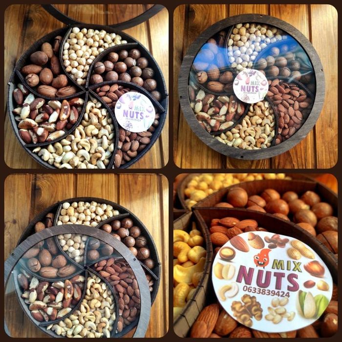 Смачний подарунковий бокс набір з горіхів, подарунок чоловіку хлопцю