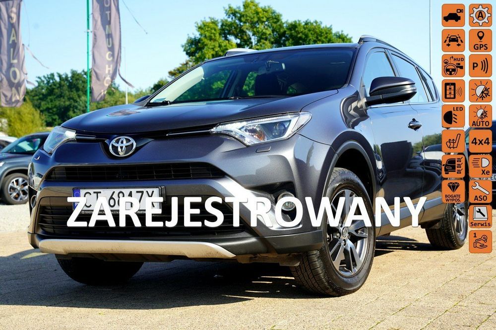 Toyota RAV4 4x4 PODGRZEWANE FOTELE xenon LEDY kamera cofania pelna elek