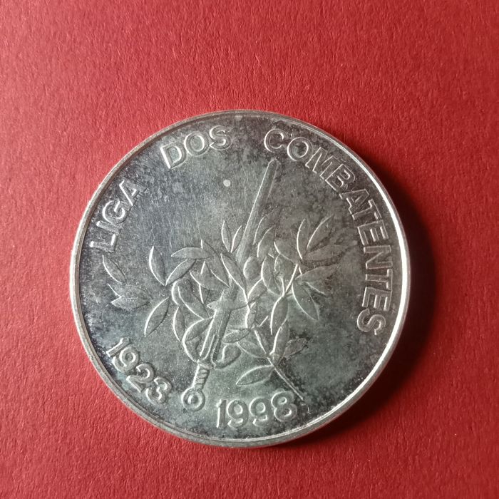 moeda 1000 escudos prata liga dos combatentes