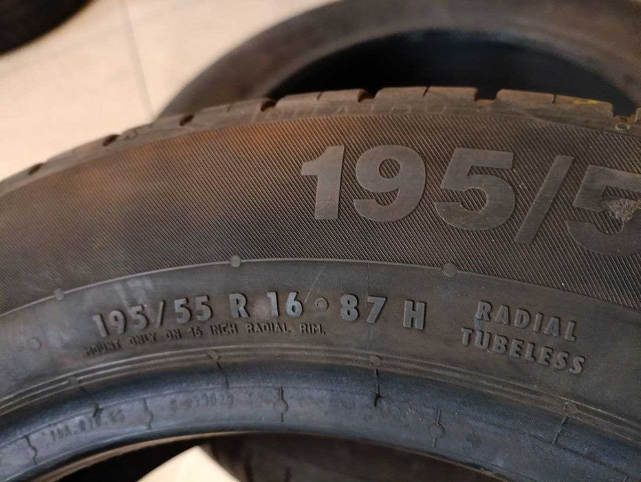 Комплект шин б/у 195/55R16 87H Continental ContiEcoContact 5