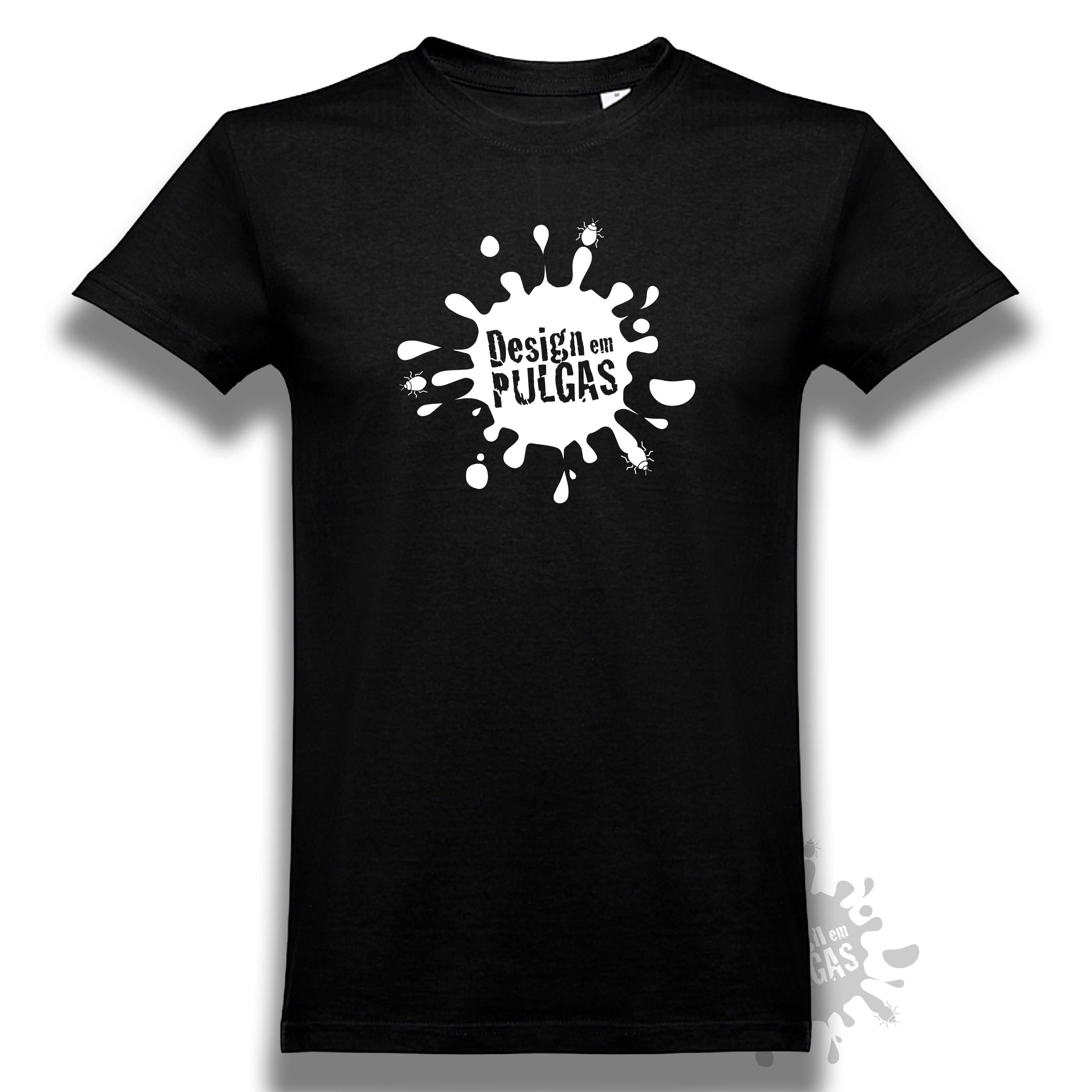 Design em Pulgas Logo T-shirt - PORTES GRÁTIS