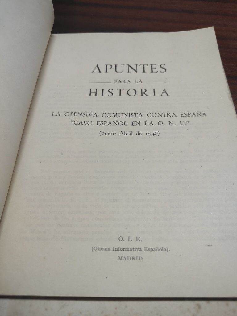 Apuntes de lá História