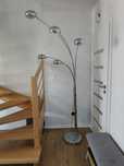 Lampa podłogowa chromowana