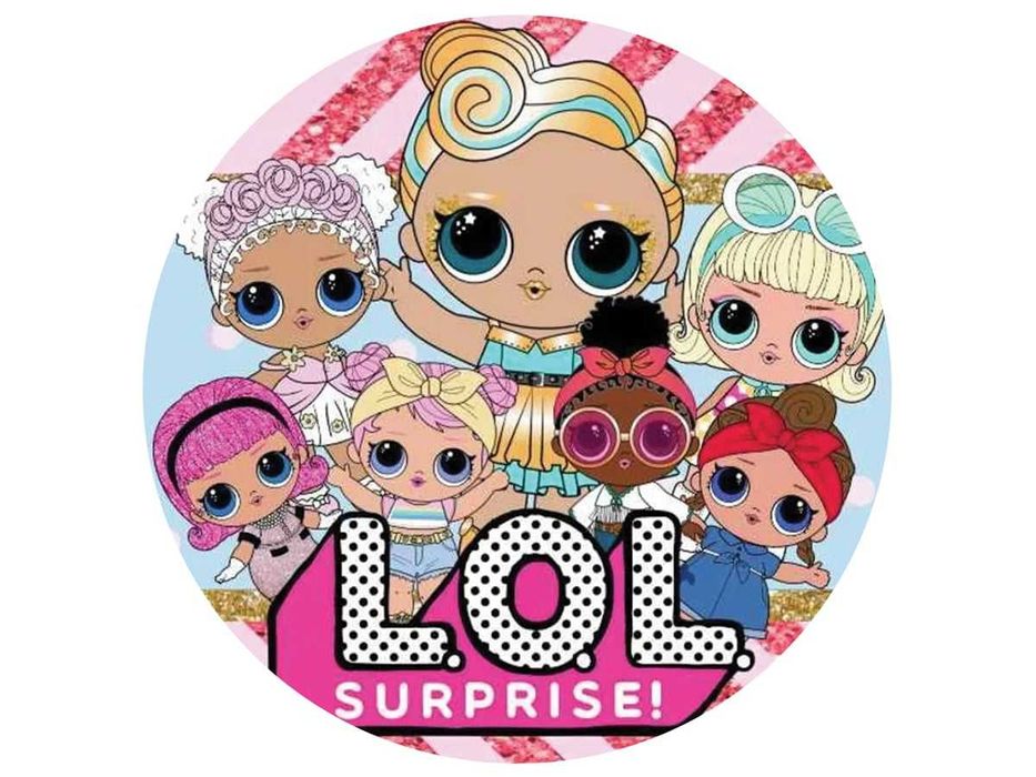 opłatek na tort lol supise 20cm