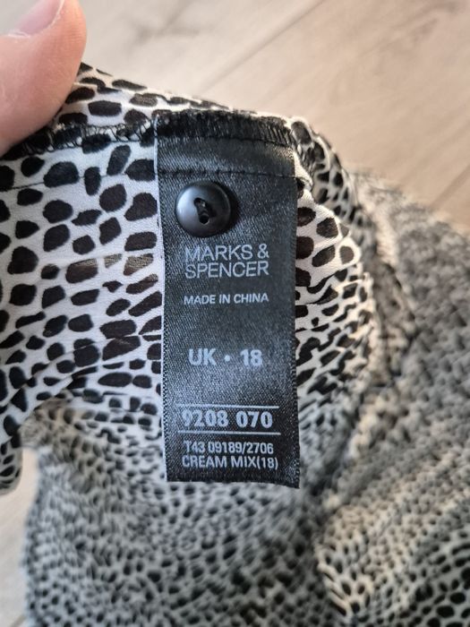 Bluzka koszula damska z odkrytymi ramionami Marks & Spencer XXXL używa