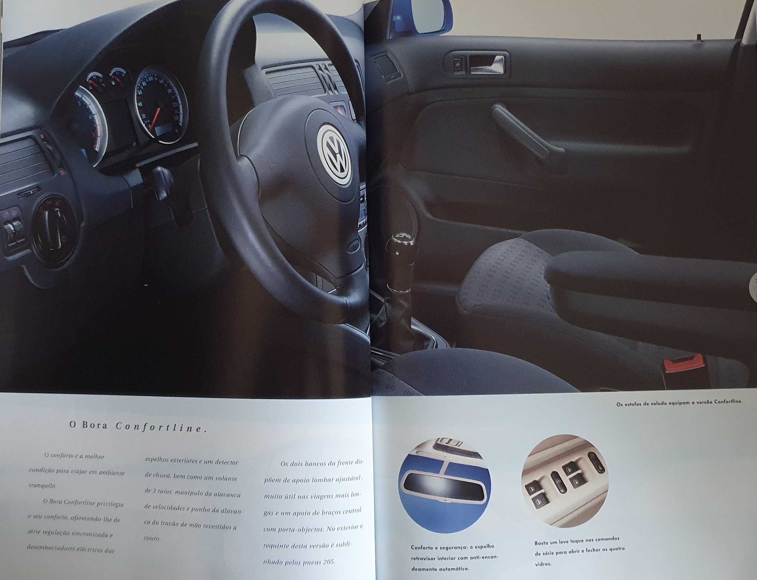 Catálogo do automóvel VW Volkswagen Bora - original - Anos 2001/2002