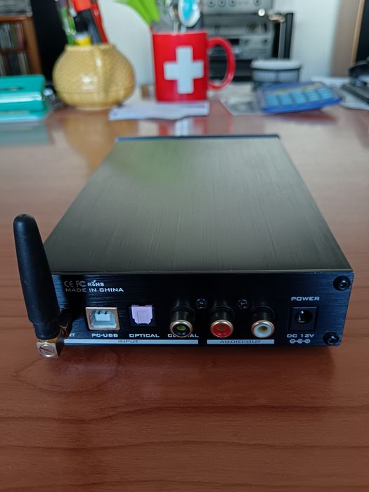 Dac e amplificador de auscultadores Fx audio Dac-x6 mk2