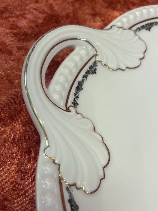 Rosenthal Perlrand talerz na ciasto + 6 talerzykow