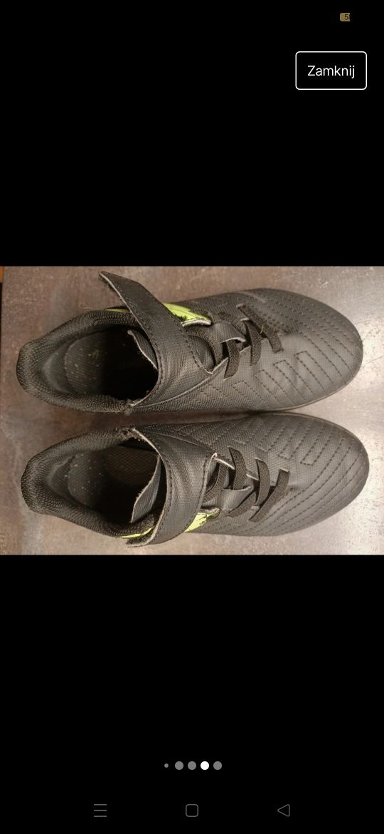 Buty do piłki nożnej r. 29, Turf, Decathlon