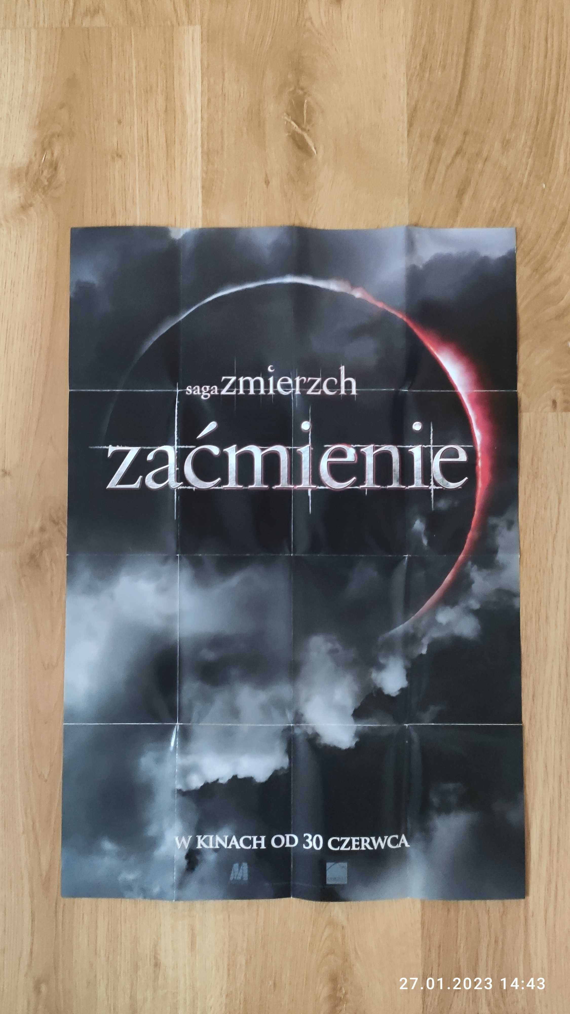 Plakat 60x40 Saga zmierzch zaćmienie, księżyc w nowiu