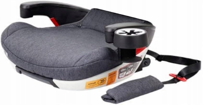 Fotelik podstawka Babify Booster Fix z systemem Isofix 22-36kg grey