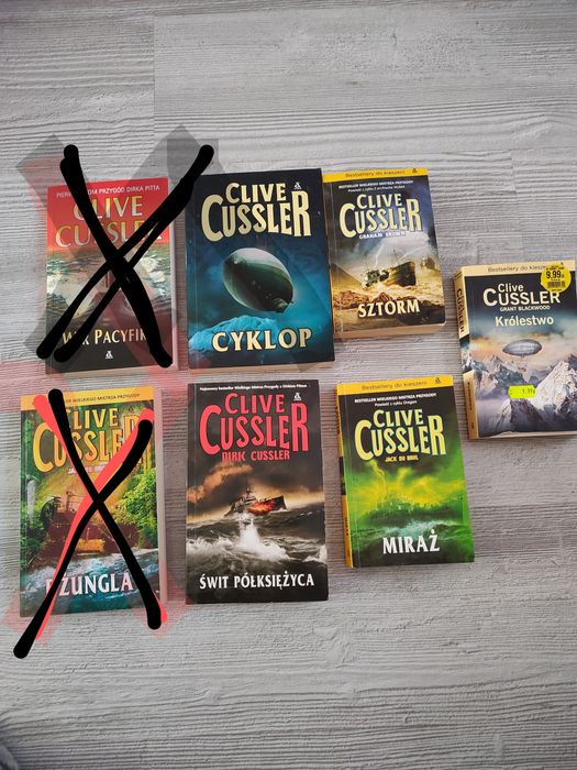 Clive Cussler 5 sztuk