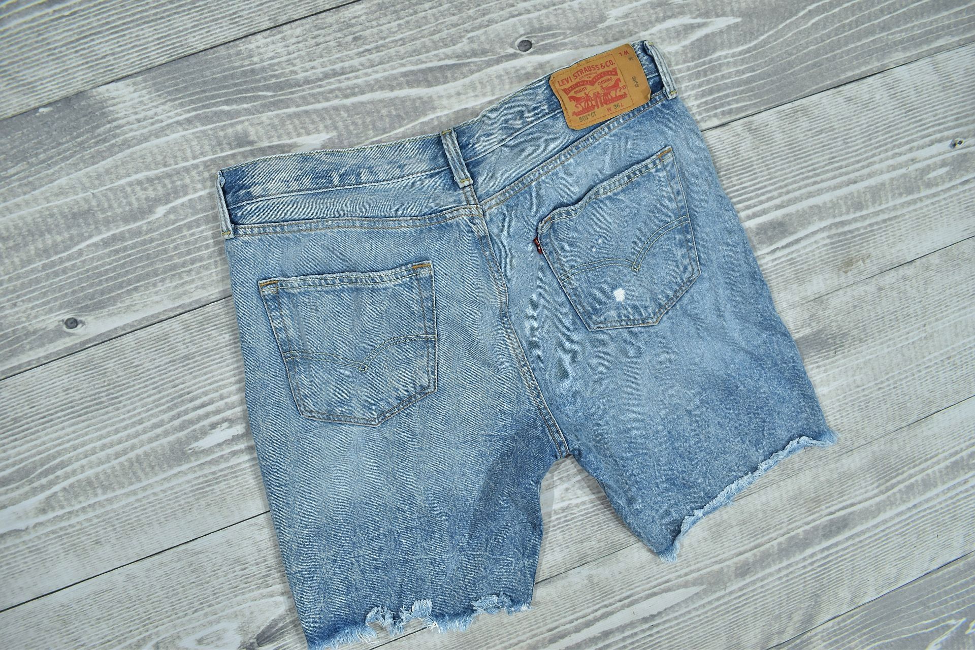 LEVIS 501 Spodenki Jeansowe Bermudy Szorty / 36