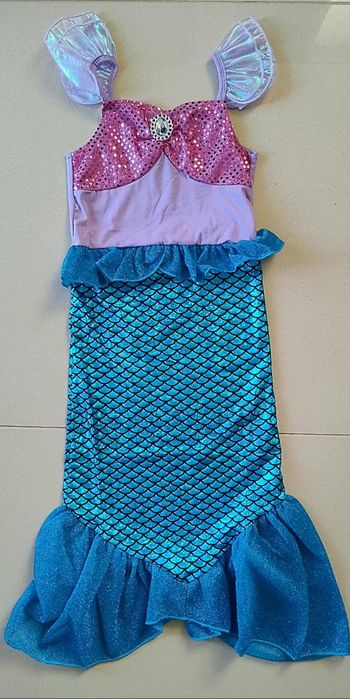 Sukienka księżniczka morskia strój syrenki przebranie na bal choinkę