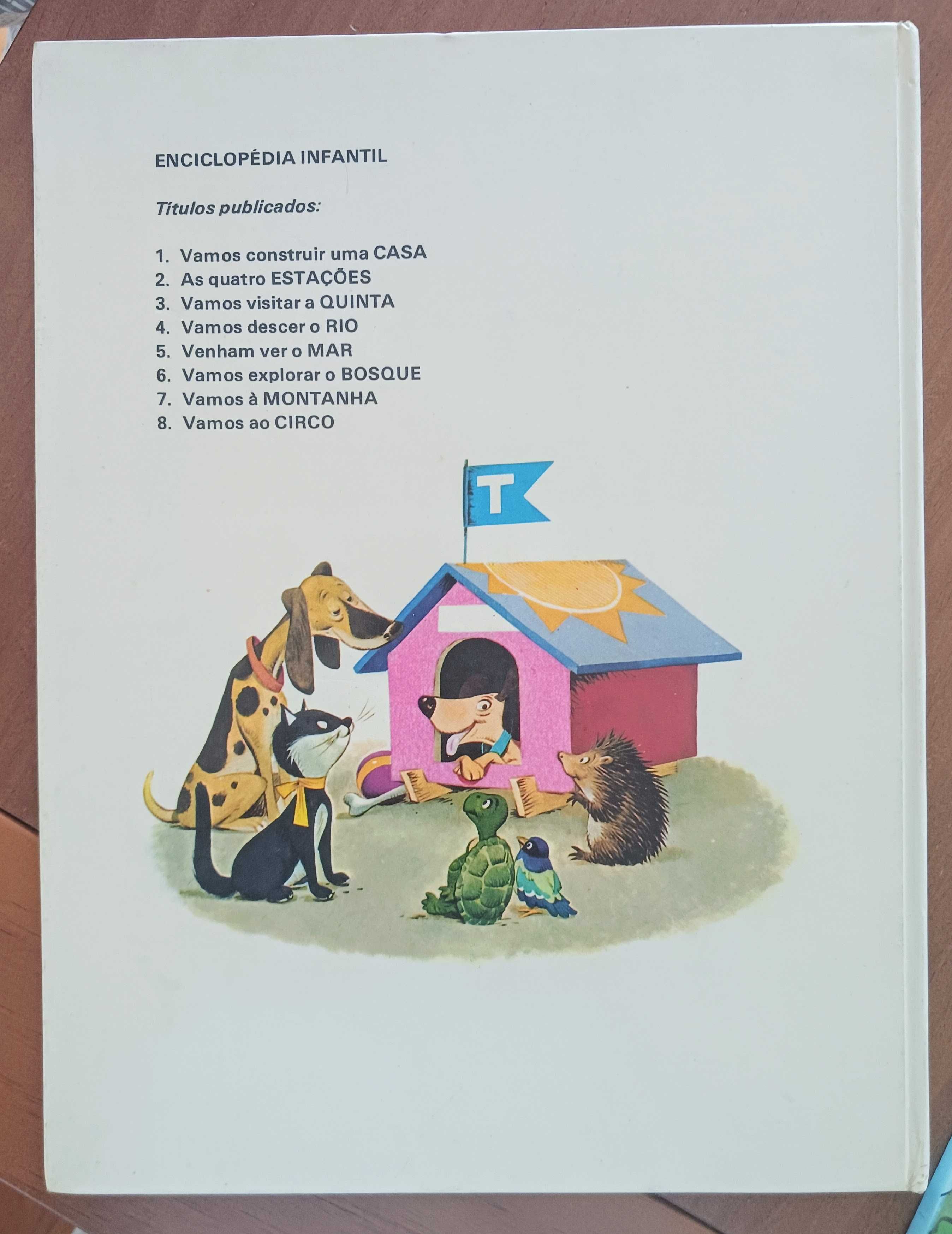 Enciclopédia infantil, 8 volumes (coleção completa) 1983