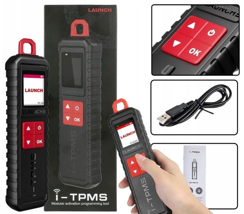 LAUNCH x431 i-TPMS TSGUN TPMS SKANUJE UCZY PROGRAMUJE