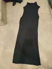 Чёрное платье полупрозрачное