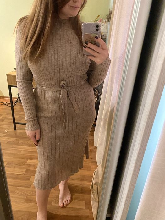 Сукня  зимова ,вʼязана