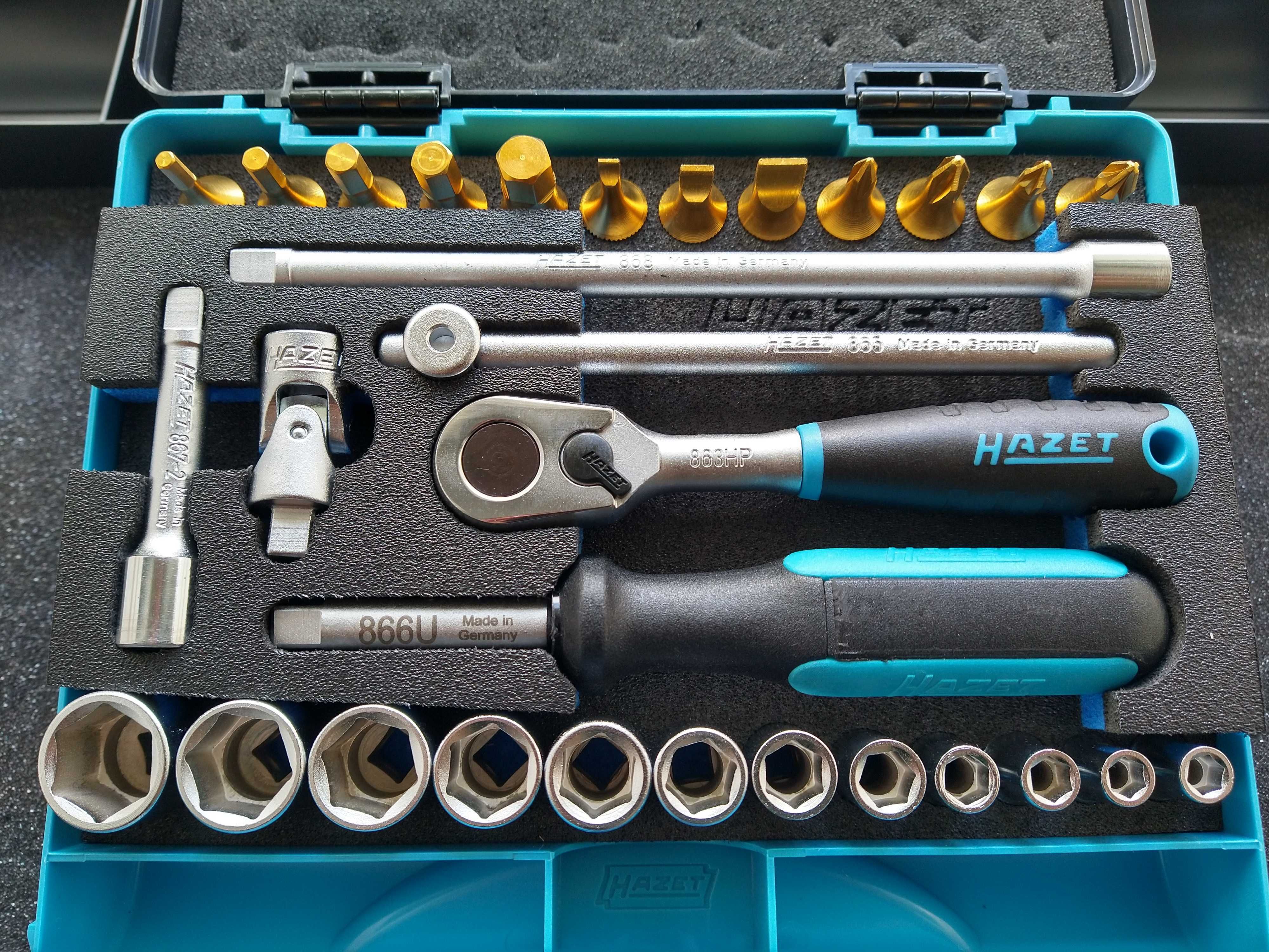 Наборы Hazet 953 HP 1/4 и 1/2 1000нм / Wera 8100 SA/SC 2