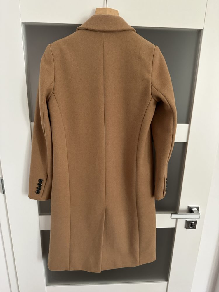 Klasyczny płaszcz wełniany wełna 50% premium collection