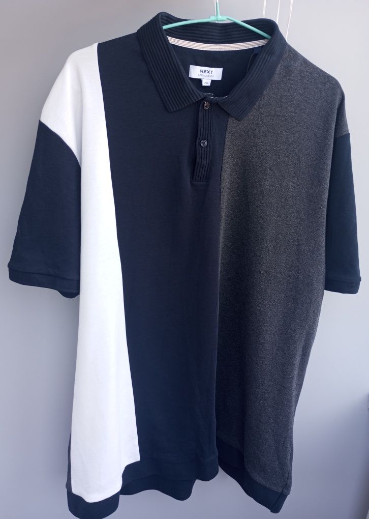Чоловіча футболка поло Next regular fit xxl. 100% cotton.