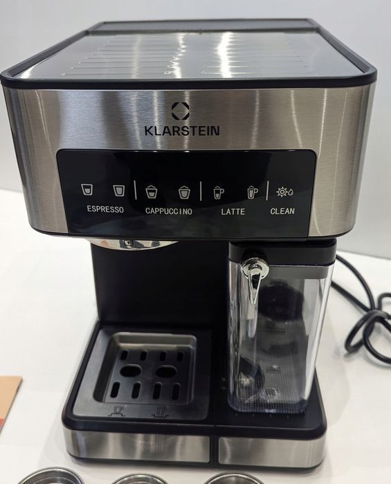 Kolbowy Ekspres Ciśnieniowy Klarstein Arabica Comfort 1350 W Srebrny