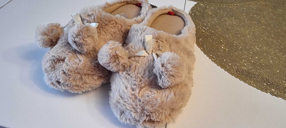 Kapcie ocieplane 37/38 nowe