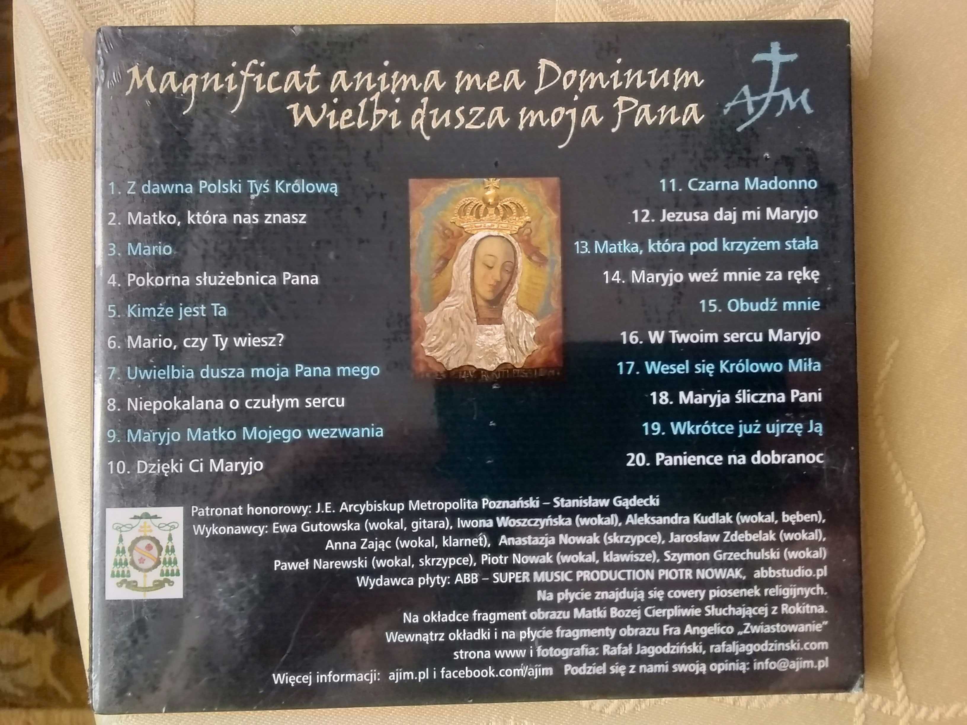 Wielbi dusza moja Pana, Magnificat anima mea Dominum płyta CD