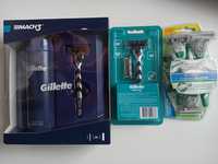 Gillette mach 3 + Wilkinson sword quattro, maszynka do golenia