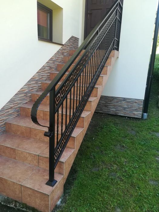 Balustrady, konstrukcje stalowe.