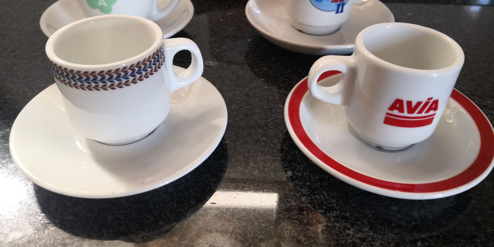 Chávenas de café