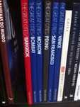 Livros: Bangkok, Bombay, Moscow, Peking, San Francisco, Venice
