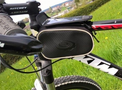 Велосумка на раму ROSWHEEL 12813 с боками, экран до 5.5 вело сумка