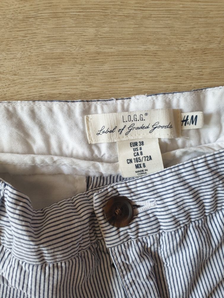 Бермуди , шорти , H&M , LOGG , 8 , 38 , М , як нові ,