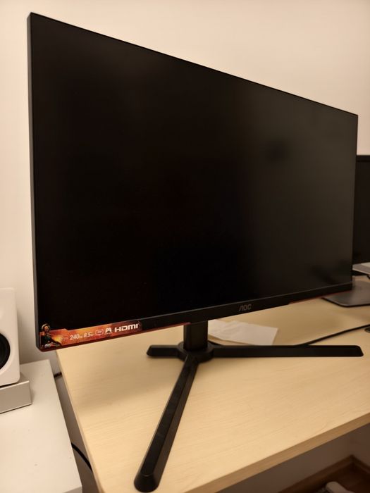 AOC 25G3ZM jak nowy. używany łącznie z 30h. Warszawa na gwarancji